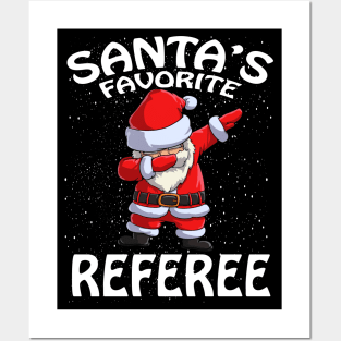 Santas Favorite Referee Christmas Posters and Art